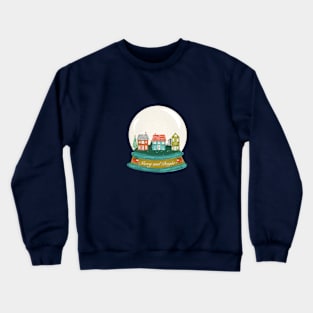 Merry Christmas Snow Globe Crewneck Sweatshirt